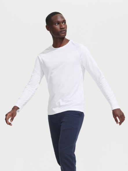 Футболка с длинным рукавом Sporty LSL Men, красная 