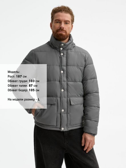 Куртка Ben Mac, серая 