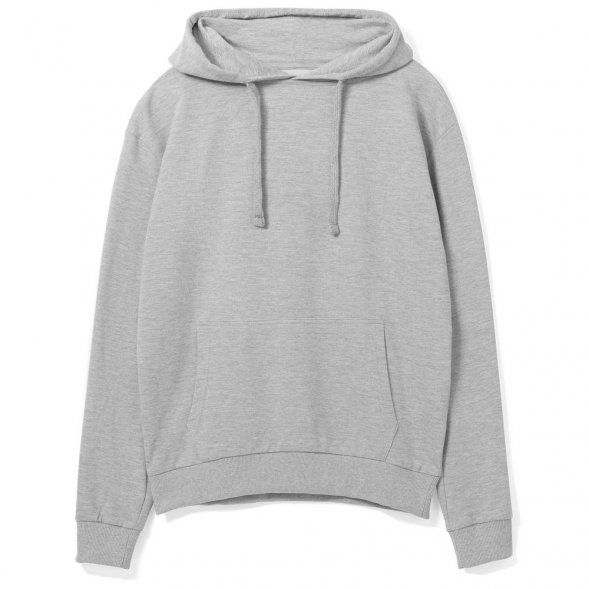 Толстовка с капюшоном Unit Kirenga, серый меланж 