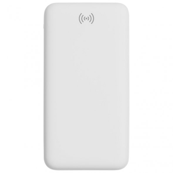 Аккумулятор Quick Charge Wireless 10000 мАч, белый 