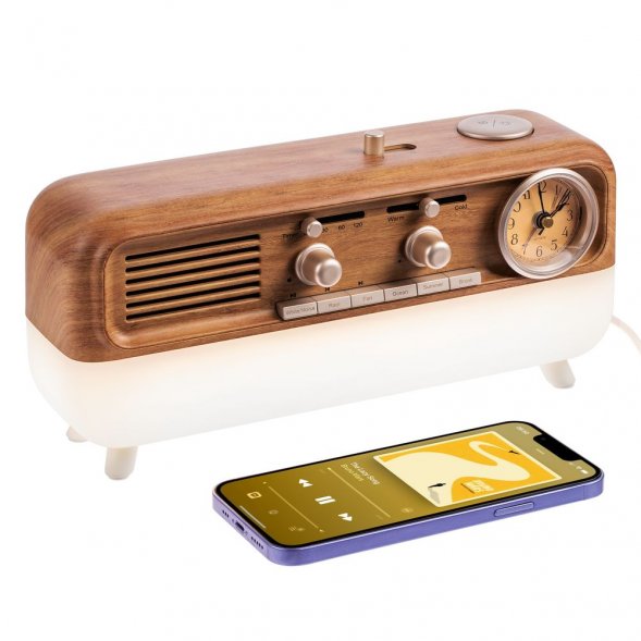 Bluetooth-колонка с часами и подсветкой Multiverse 