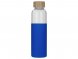 Бутылка для воды стеклянная Refine, в чехле, 550 мл,  синий 