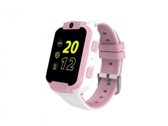 Детские часы Cindy KW-41, IP67, белый/розовый 