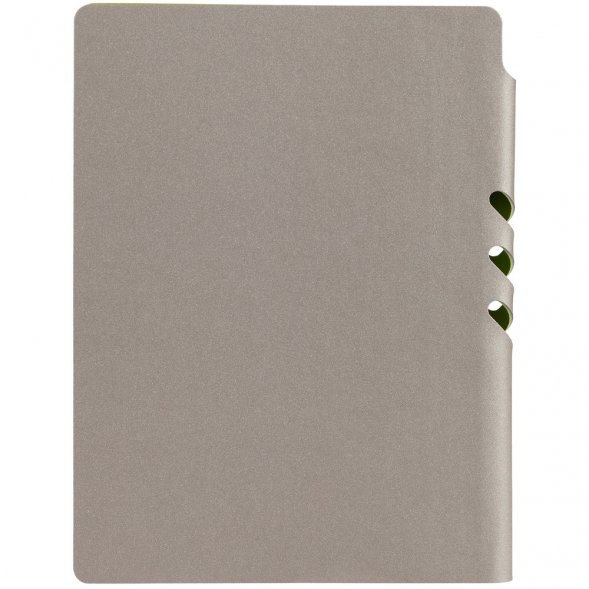 Ежедневник Flexpen, недатированный, серебристо-зеленый 