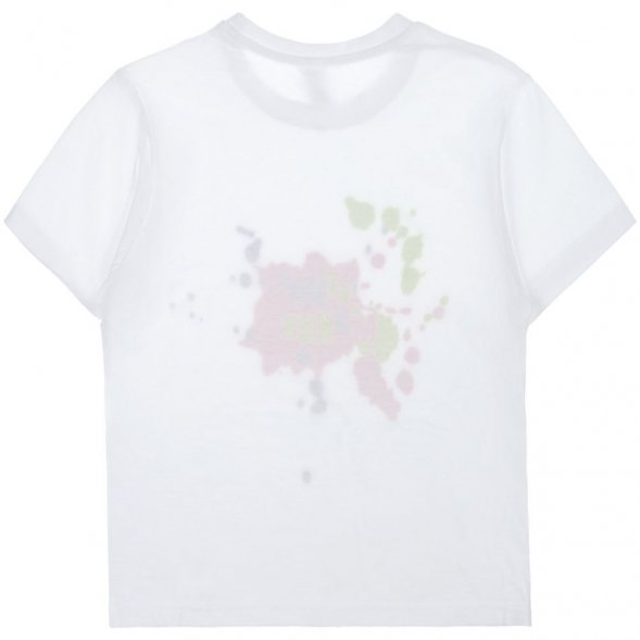 Футболка детская «Пятно Maker», белая 