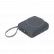 Внешний аккумулятор с подсветкой Ritter PD 10000mAh с функцией беспроводной зарядки 15W, серый 