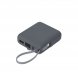 Внешний аккумулятор с подсветкой Ritter PD 10000mAh с функцией беспроводной зарядки 15W, серый 