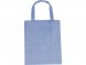 Pheebs, эко-сумка из переработанного хлопка, плотность 150 г/м2, синий меланж 