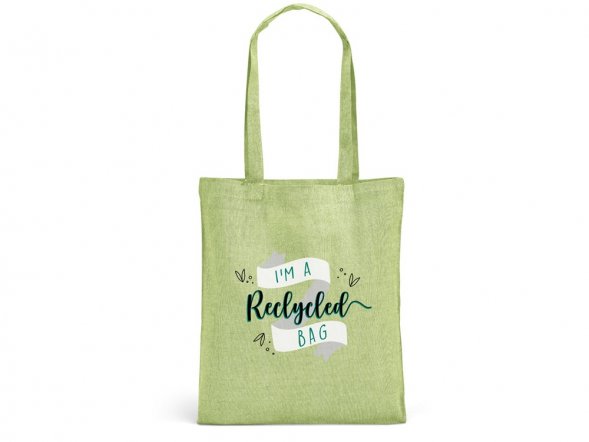 RYNEK. Сумка с переработанным хлопком, светло-зеленый 