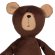 Мягкая игрушка Beastie Toys, мишка с белым шарфом 