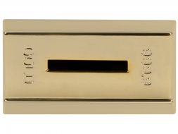 Копилка Слиток золота, золотистый