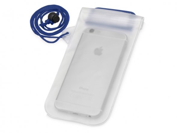 Влагостойкий чехол Mambo, cиний/прозрачный 