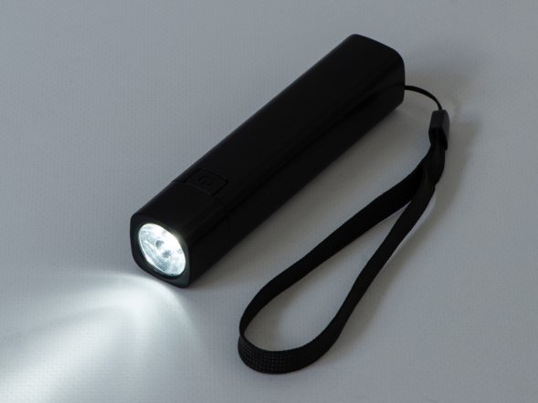 Светодиодный фонарь Wink, черный 