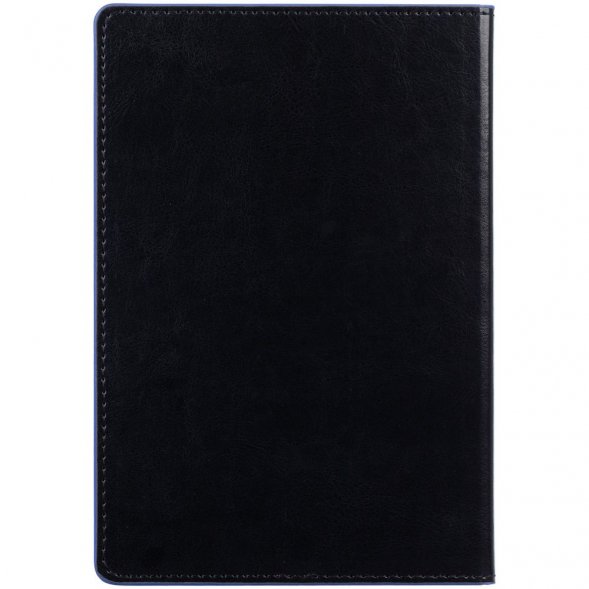 Ежедневник Alanis, недатированный, черный c синим 