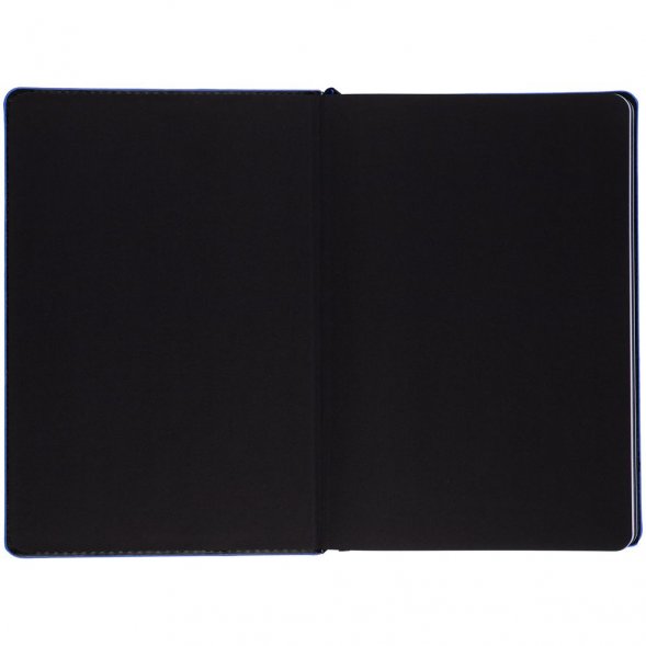 Ежедневник Alanis, недатированный, черный c синим 