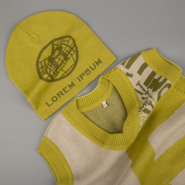 Шапка на заказ Calle Light, полушерсть 