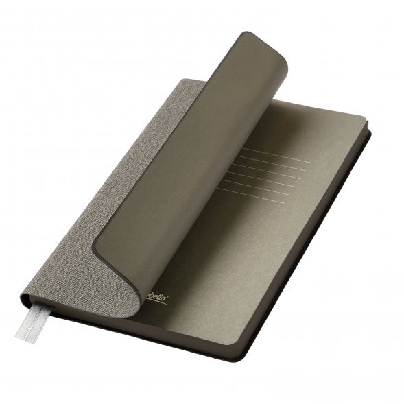 Ежедневник Tweed недатированный, серый (без упаковки, без стикера) 