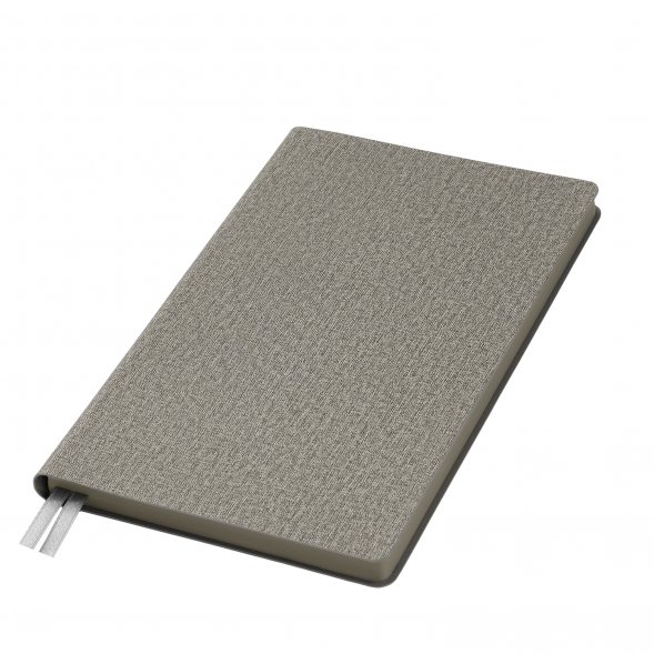Ежедневник Tweed недатированный, серый (без упаковки, без стикера) 