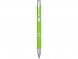 Алюминиевая шариковая кнопочная ручка Moneta, черные чернила, лайм 