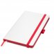Ежедневник Arctic недатированный, белый/красный 
