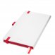 Ежедневник Arctic недатированный, белый/красный 