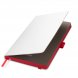 Ежедневник Arctic недатированный, белый/красный 
