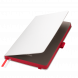 Ежедневник Arctic недатированный, белый/красный 