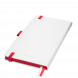 Ежедневник Arctic недатированный, белый/красный 