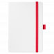 Ежедневник Arctic недатированный, белый/красный 