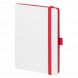 Ежедневник Arctic недатированный, белый/красный 
