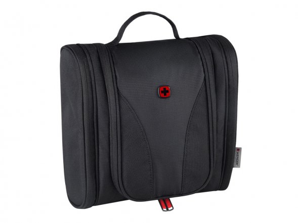 Несессер WENGER, чёрный, полиэстер, 10x24x23 см 