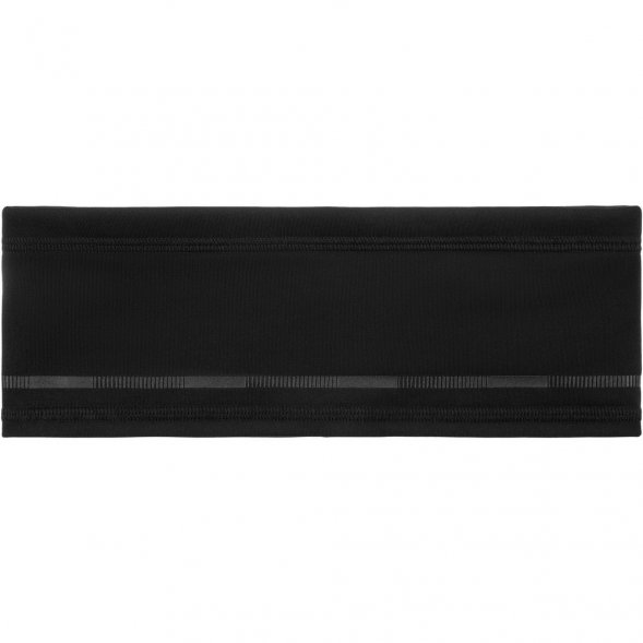 Спортивная повязка утепленная Jogge, черная 