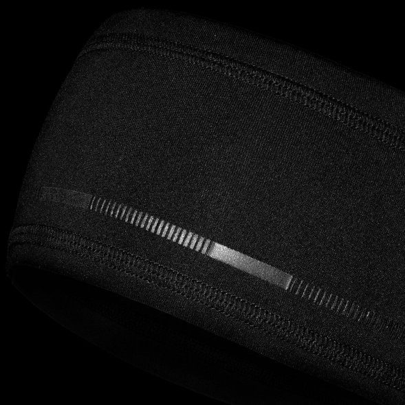 Спортивная повязка утепленная Jogge, черная 