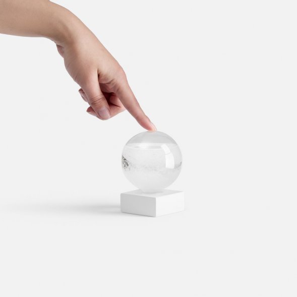 Штормгласс Mystery, белый 