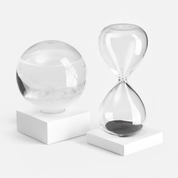 Штормгласс Mystery, белый 