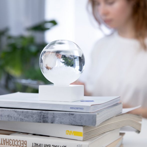 Штормгласс Mystery, белый 