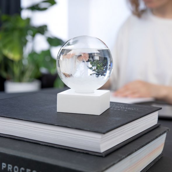 Штормгласс Mystery, белый 