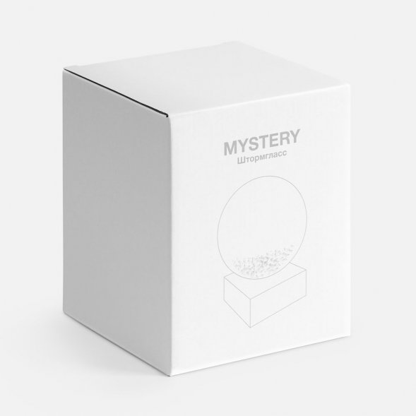 Штормгласс Mystery, белый 