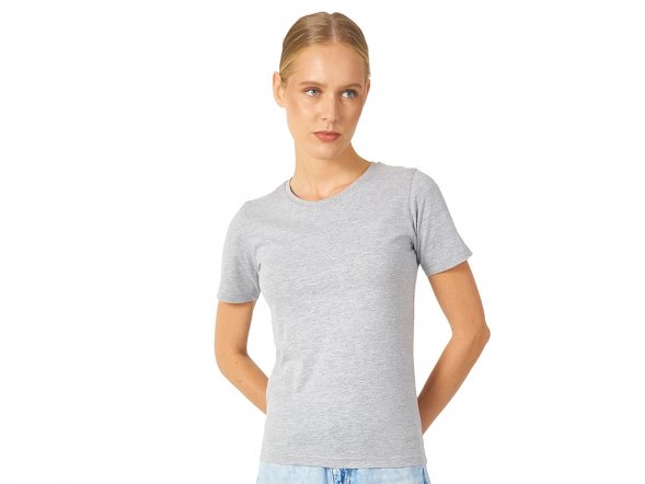 Футболка Heavy Super Club женская, серый меланж 