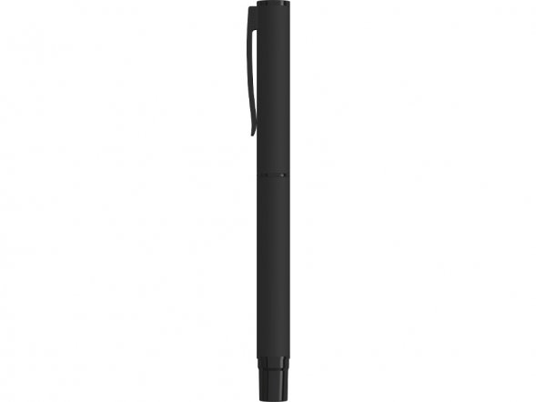 Ручка-роллер Mood R Gum soft-touch, черный 