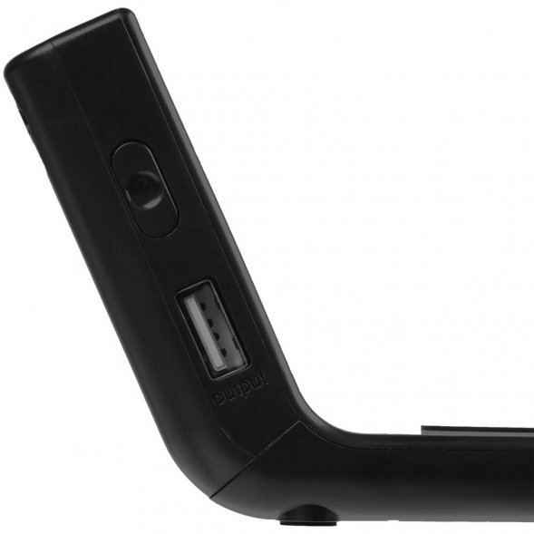 Зарядная станция с часами Electron, черная 