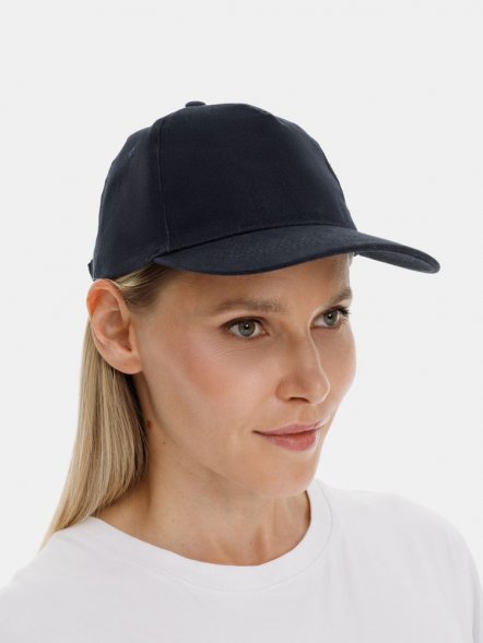 Бейсболка Long Beach, темно-синяя 