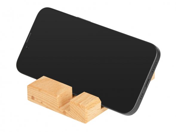 Подставка для телефона и планшета деревянная из массива бука №2 флагман 