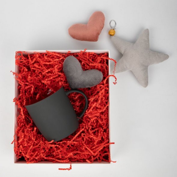 Бумажный наполнитель Chip, красный 