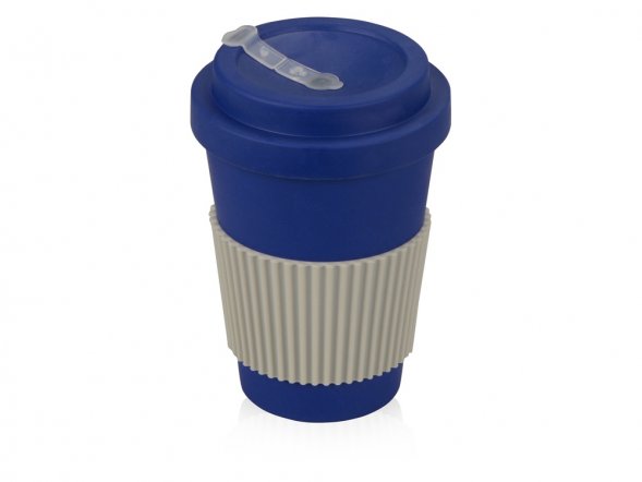 Термокружка Muffin из натуральных волокон, темно-синий 