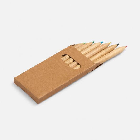 Набор цветных карандашей Pencilvania Mini, крафт 