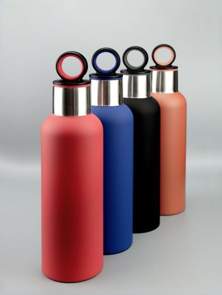 Термобутылка Sherp, красная 