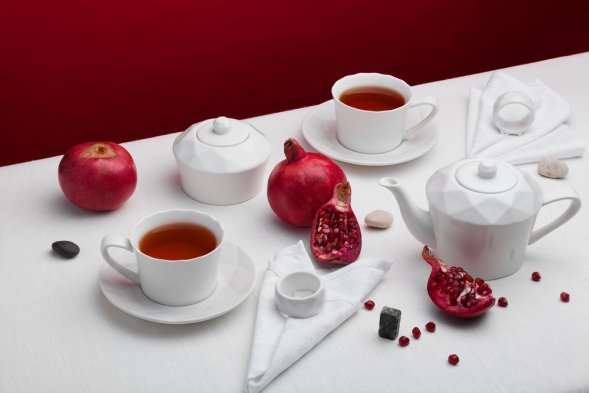 Сахарница Diamante Bianco, белая 