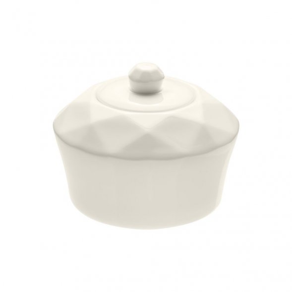 Сахарница Diamante Bianco, белая 