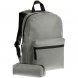 Детский рюкзак Base Kids с пеналом, серый 